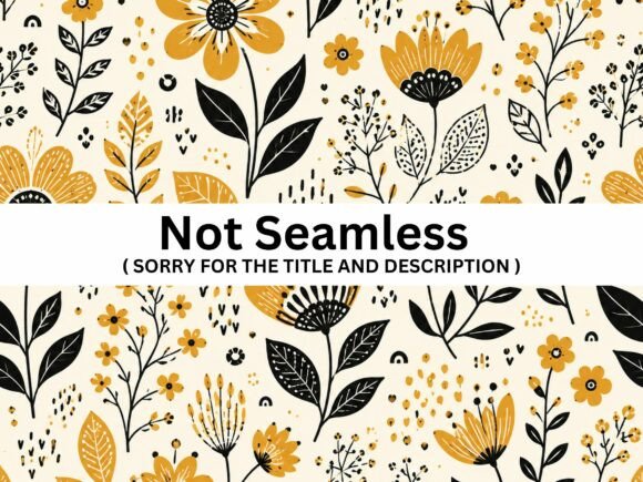 Download Mustard Botanical Folk Art Pattern - Premium Resources